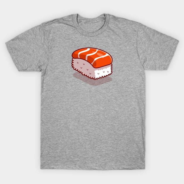 Salmon Sushi Cartoon Illustration T-Shirt by Catalyst Labs